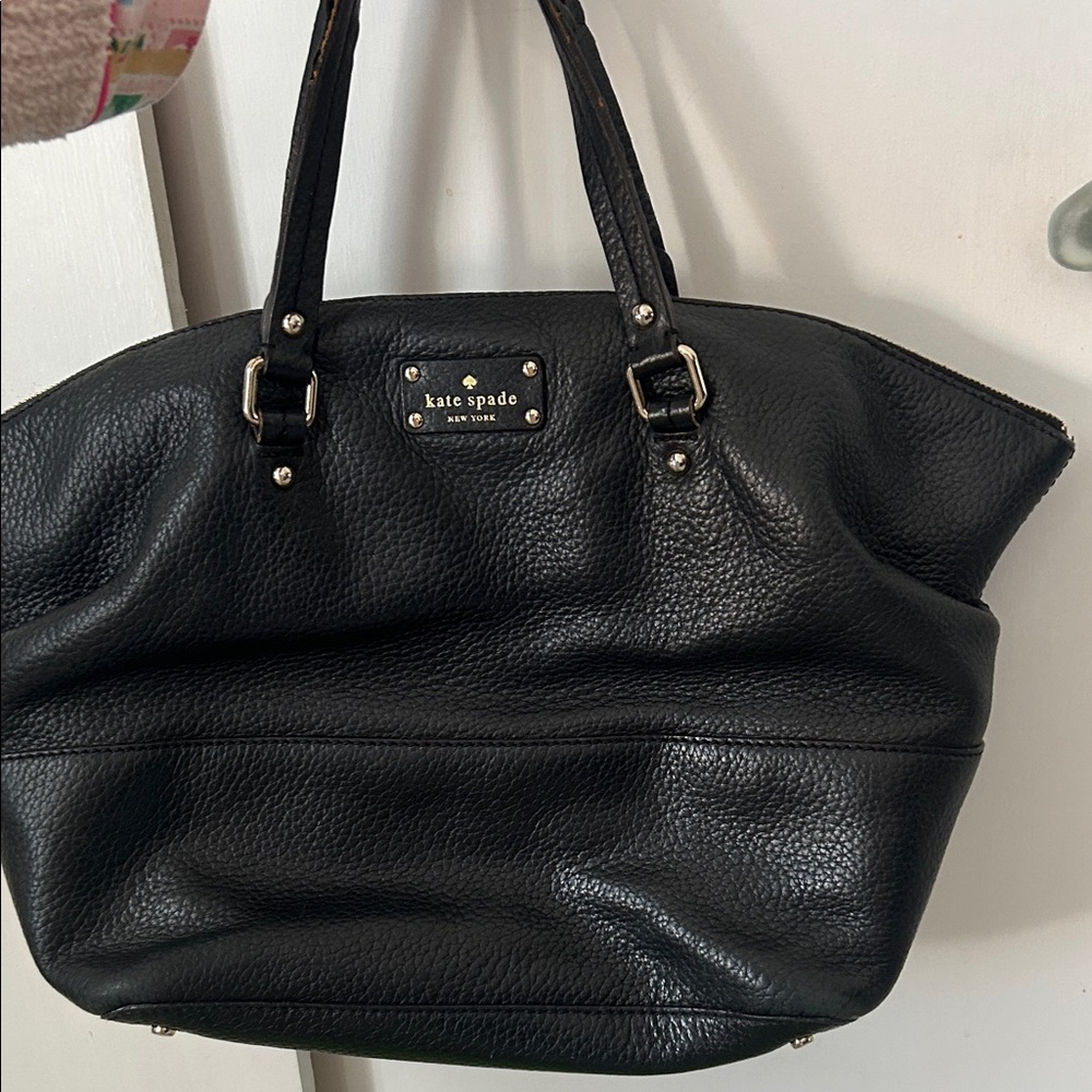 Kate Spade Black Pebbled Tote